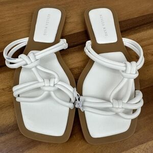 Azalea Wang Women's White Sandals